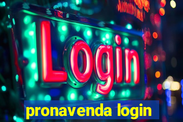 pronavenda login